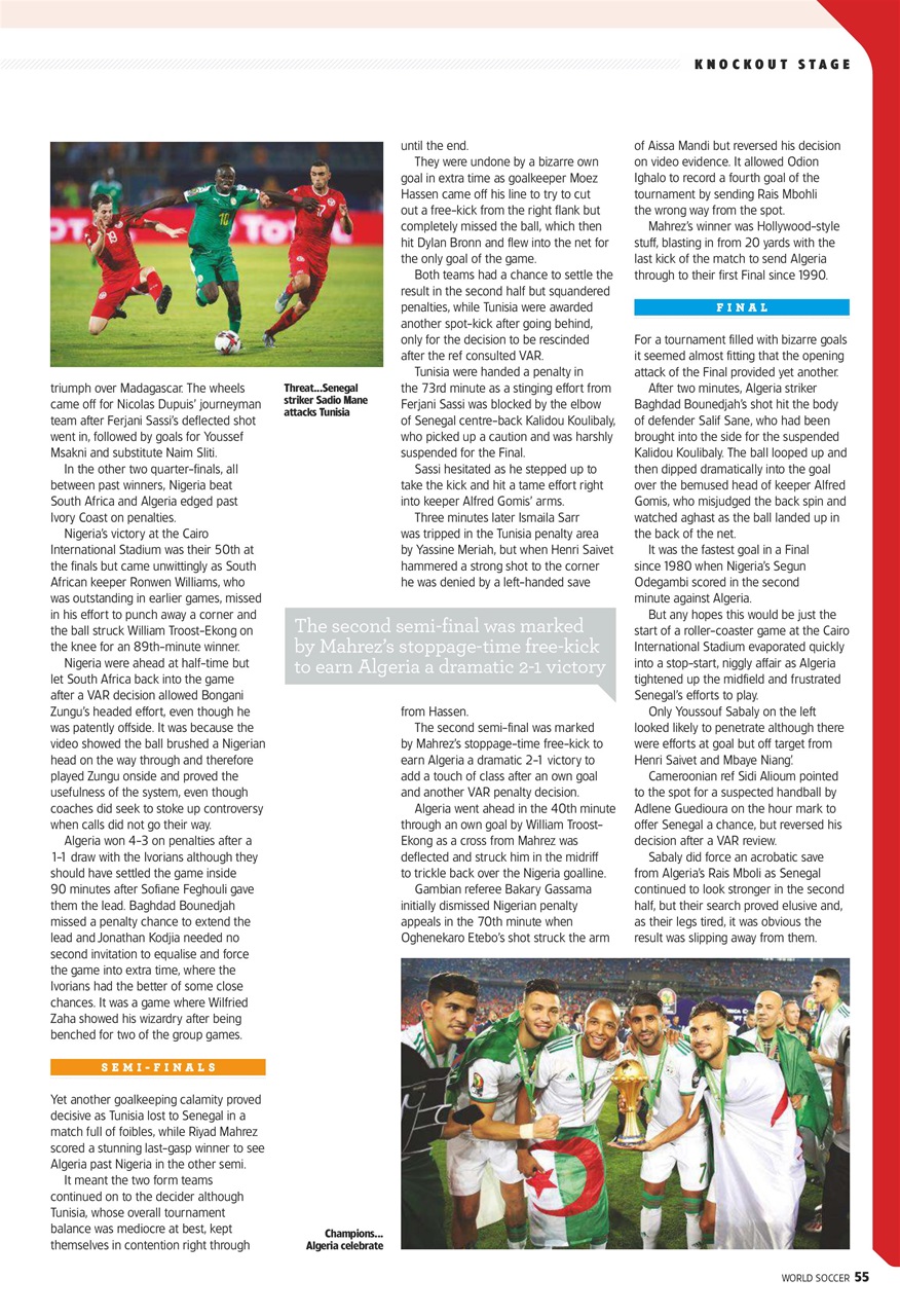 World Soccer Preview Pages