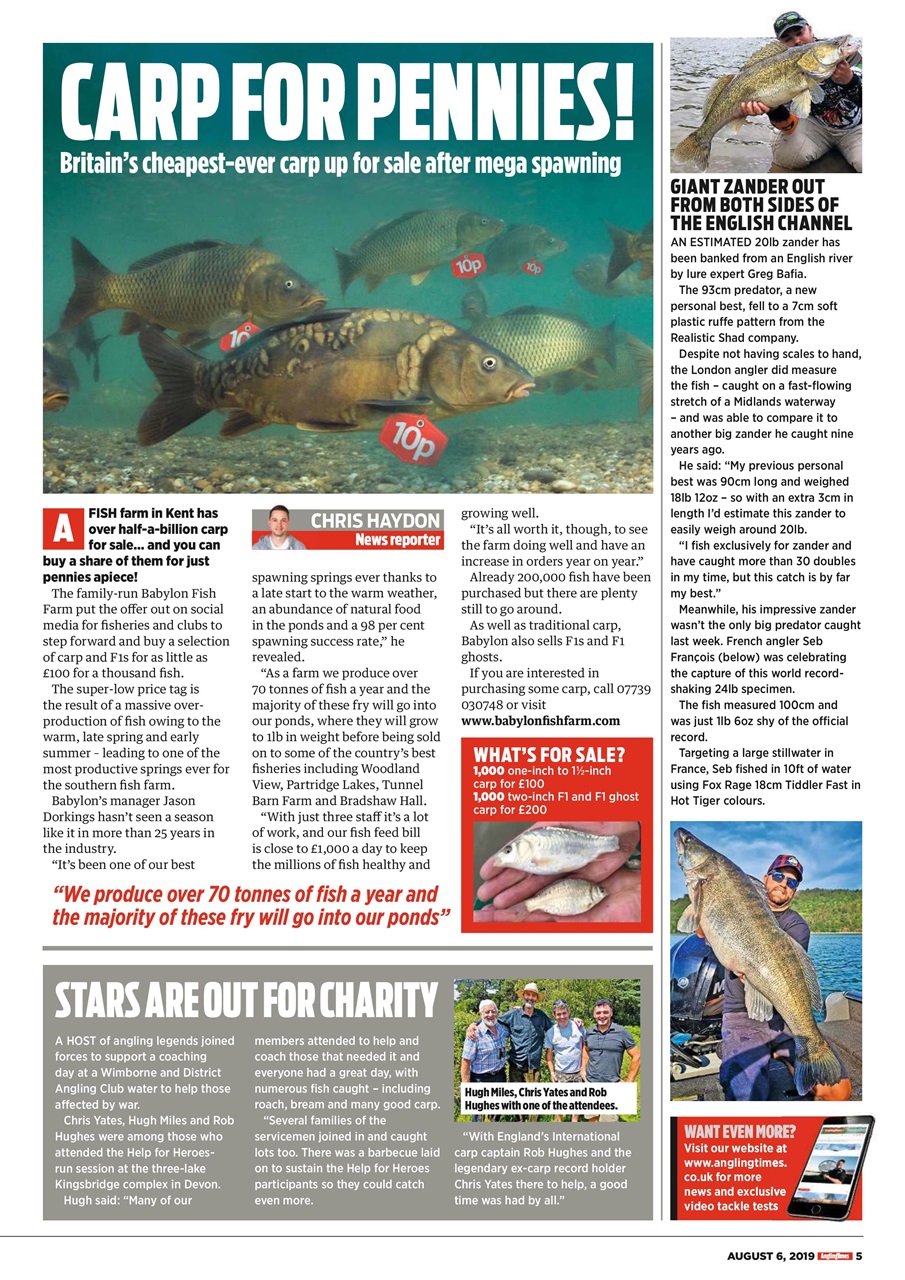 Angling Times Preview Pages
