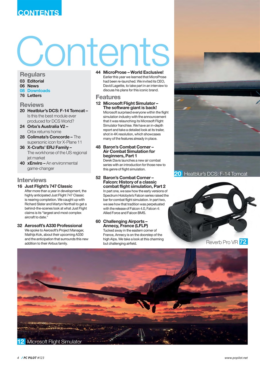 PC Pilot Preview Pages