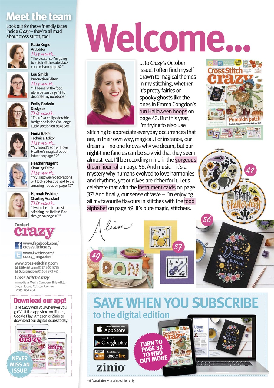 Cross Stitch Crazy Preview Pages