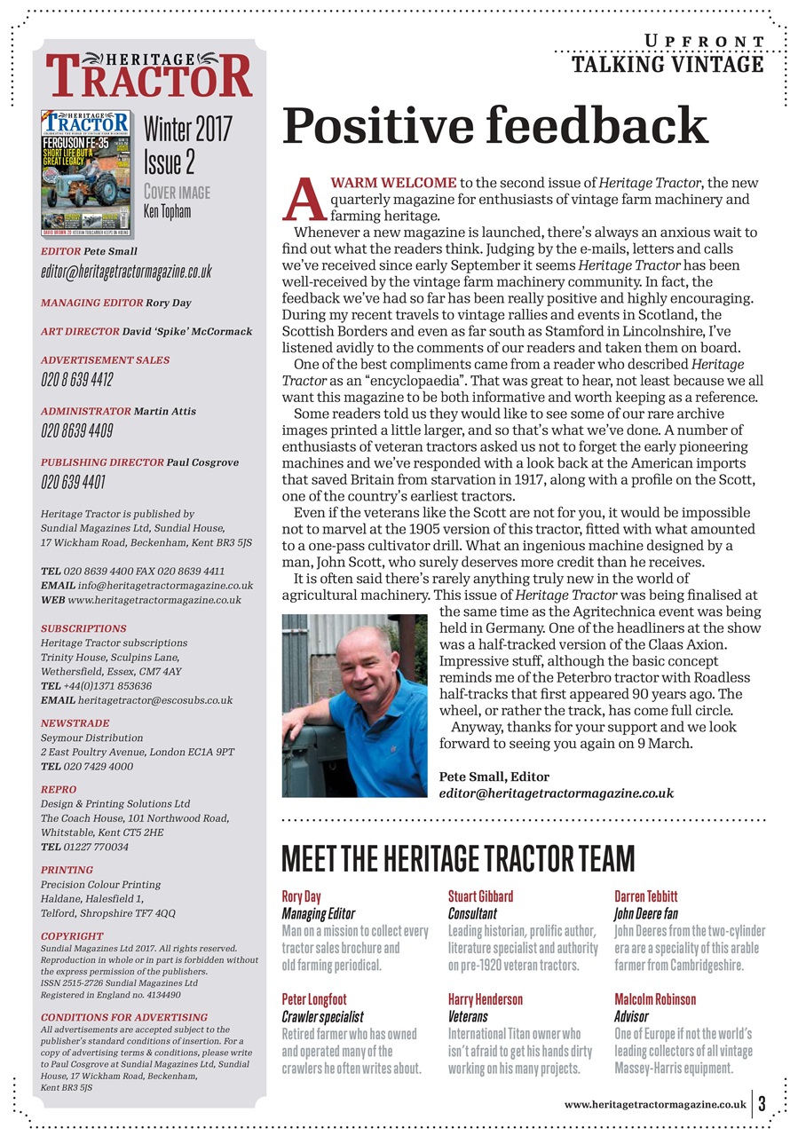 Classic Tractor Preview Pages