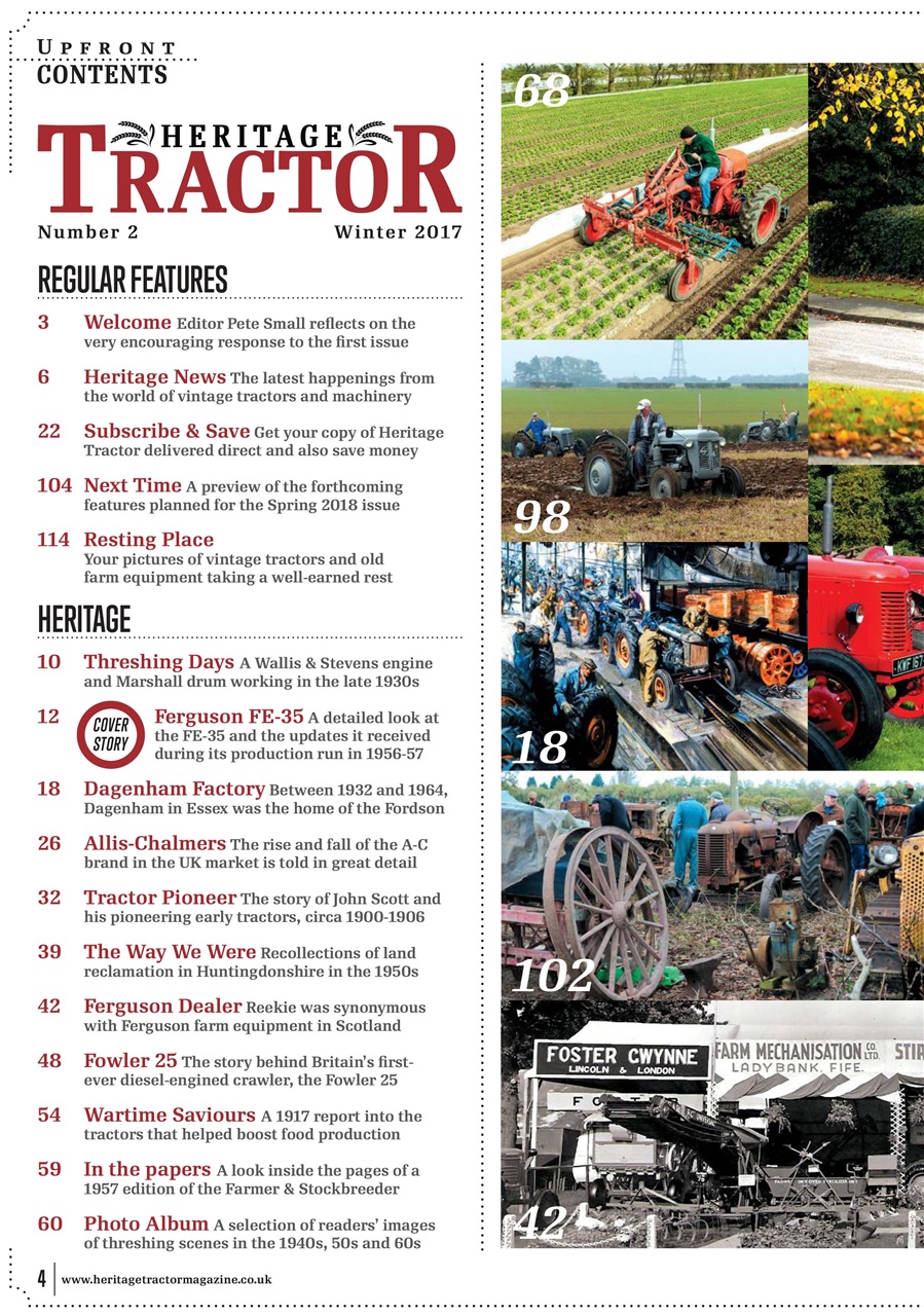 Classic Tractor Preview Pages