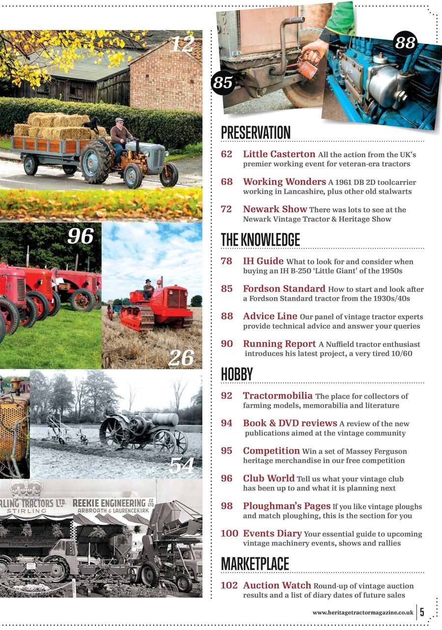 Classic Tractor Preview Pages