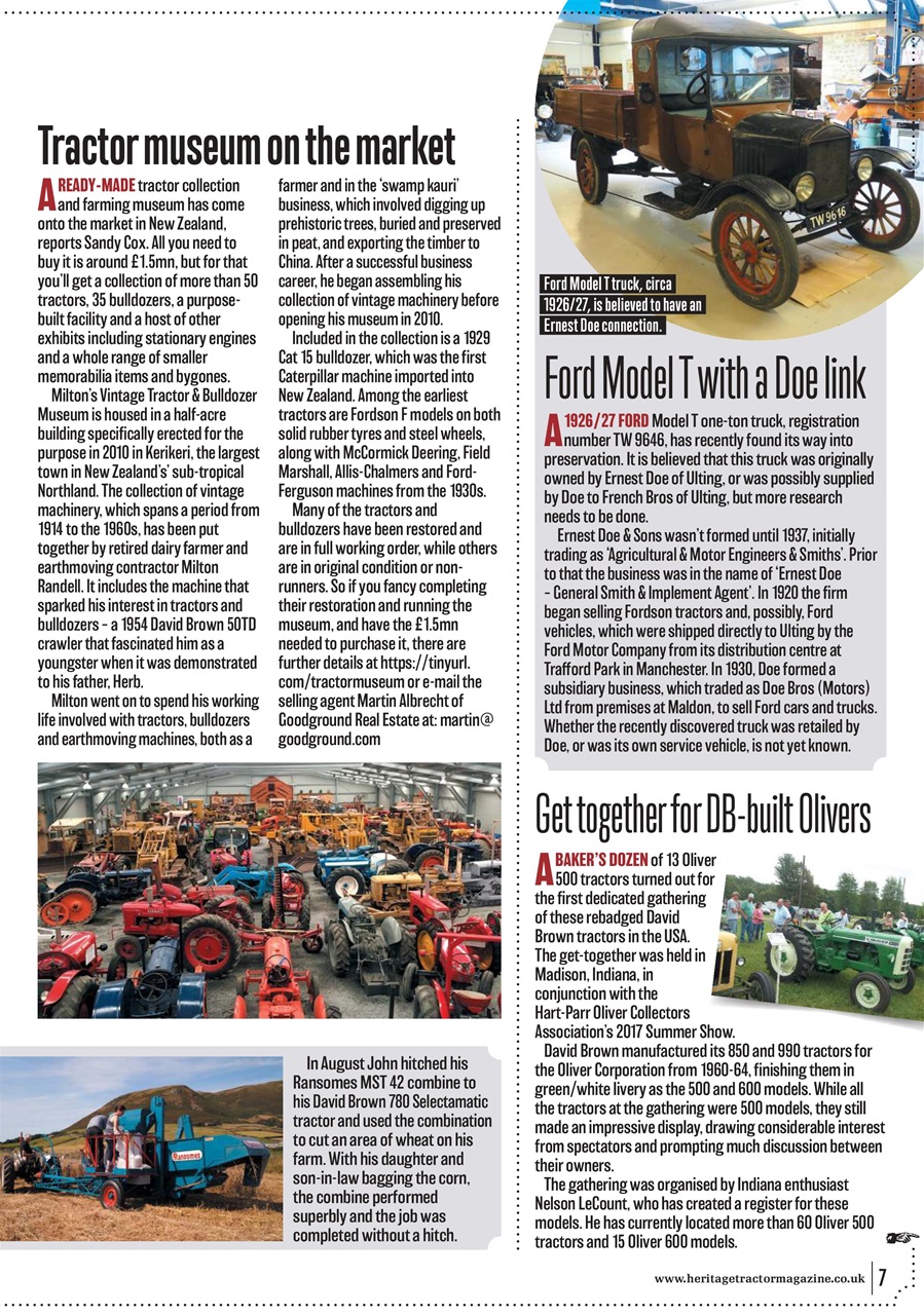 Classic Tractor Preview Pages