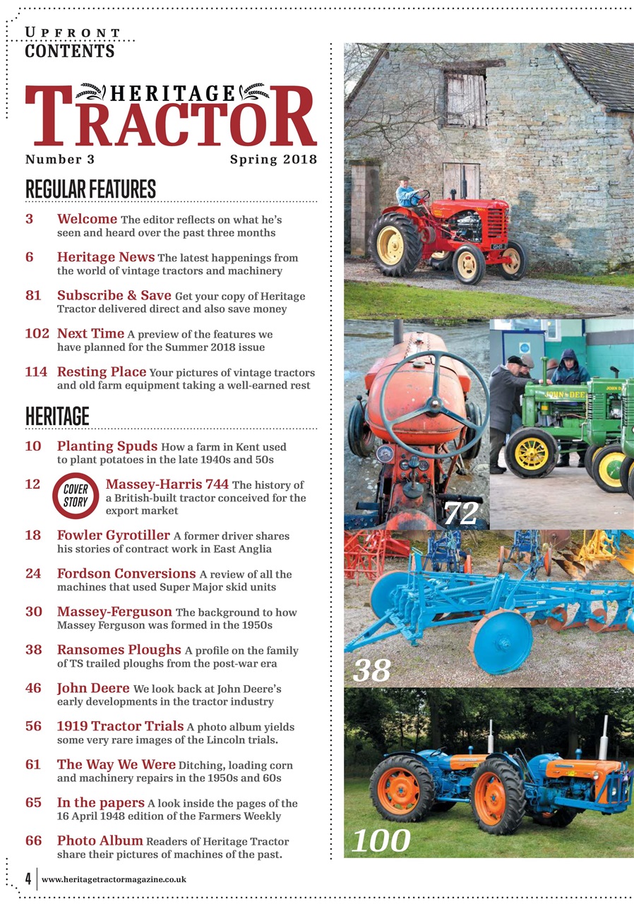 Classic Tractor Preview Pages