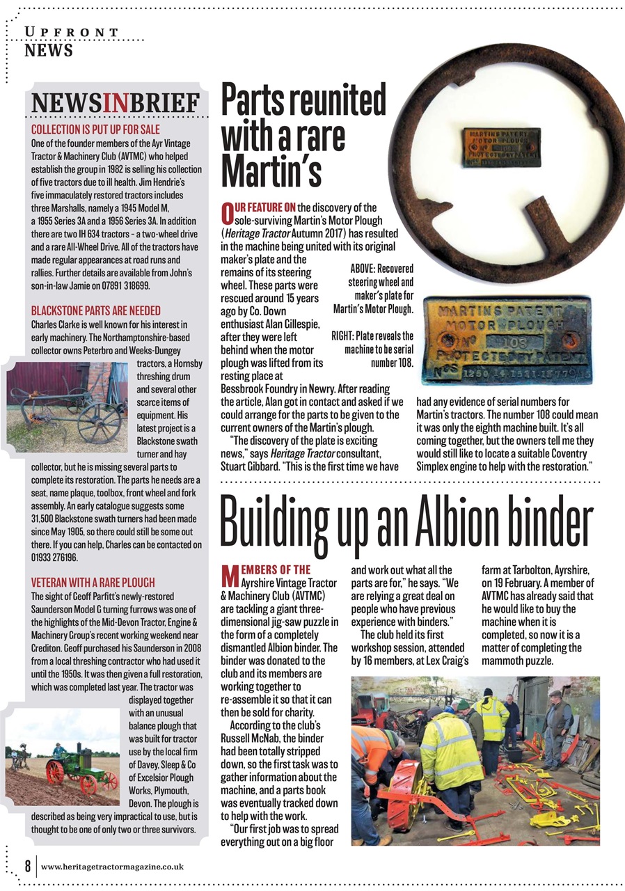 Classic Tractor Preview Pages