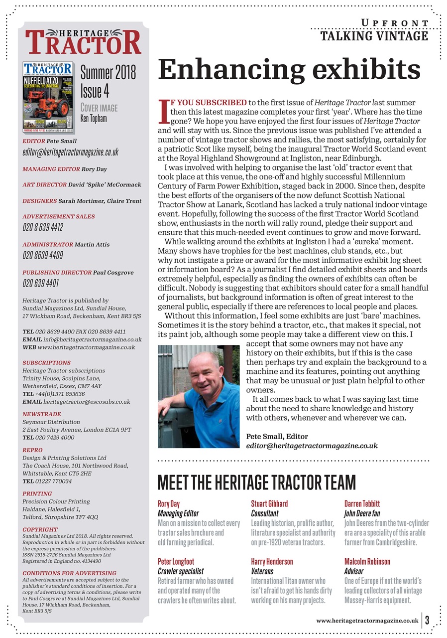 Classic Tractor Preview Pages