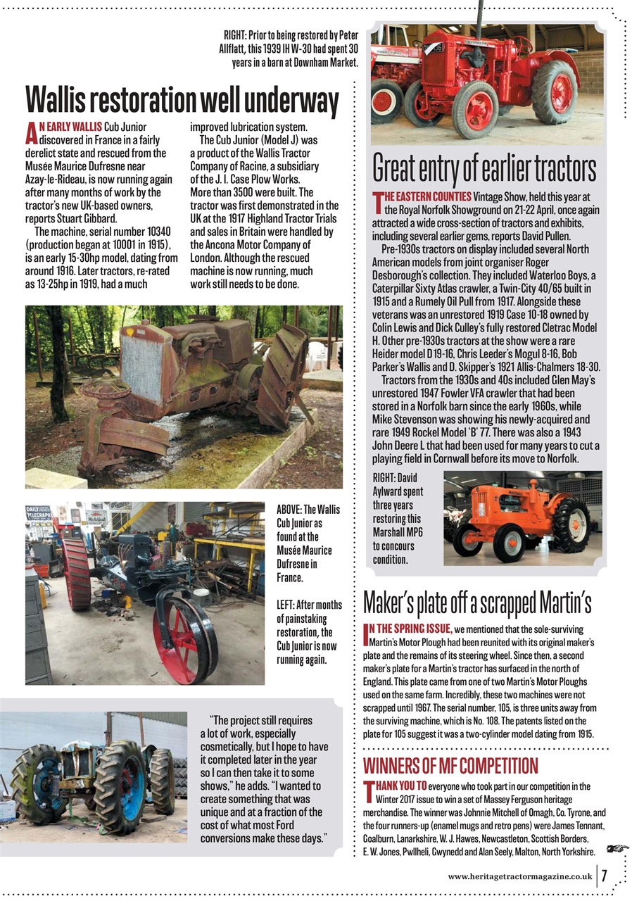 Classic Tractor Preview Pages
