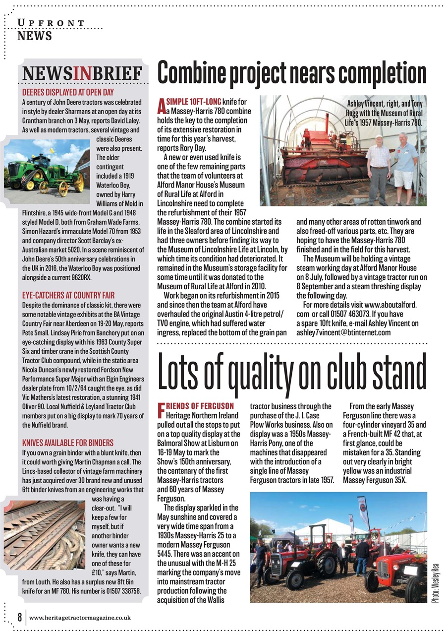 Classic Tractor Preview Pages