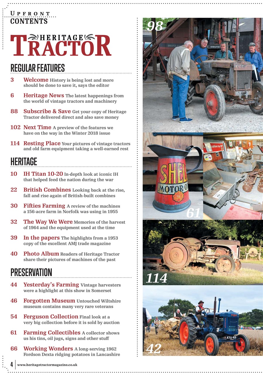 Classic Tractor Preview Pages