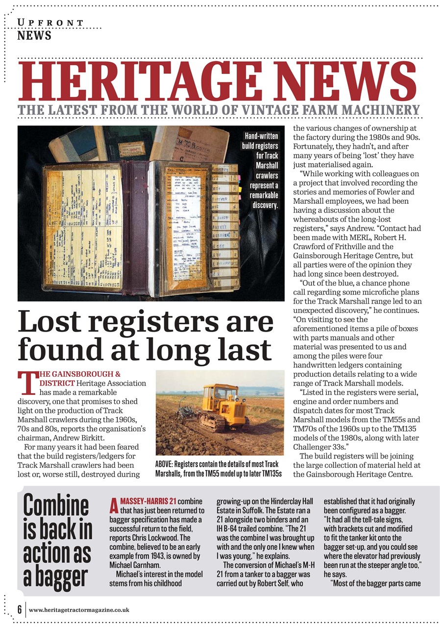 Classic Tractor Preview Pages