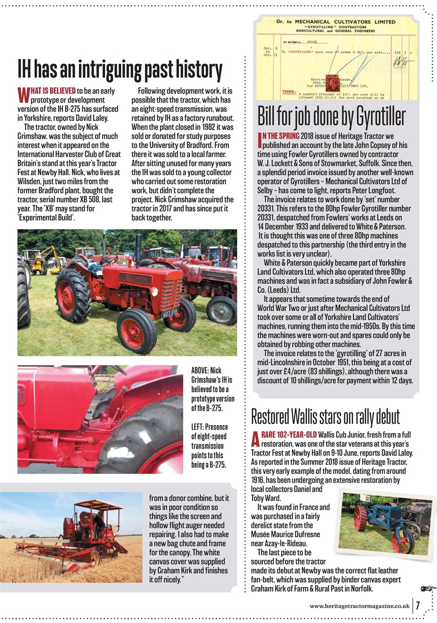 Classic Tractor Preview Pages