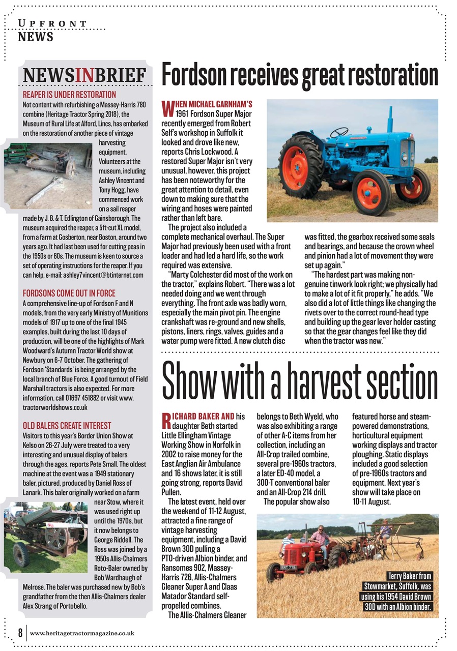 Classic Tractor Preview Pages