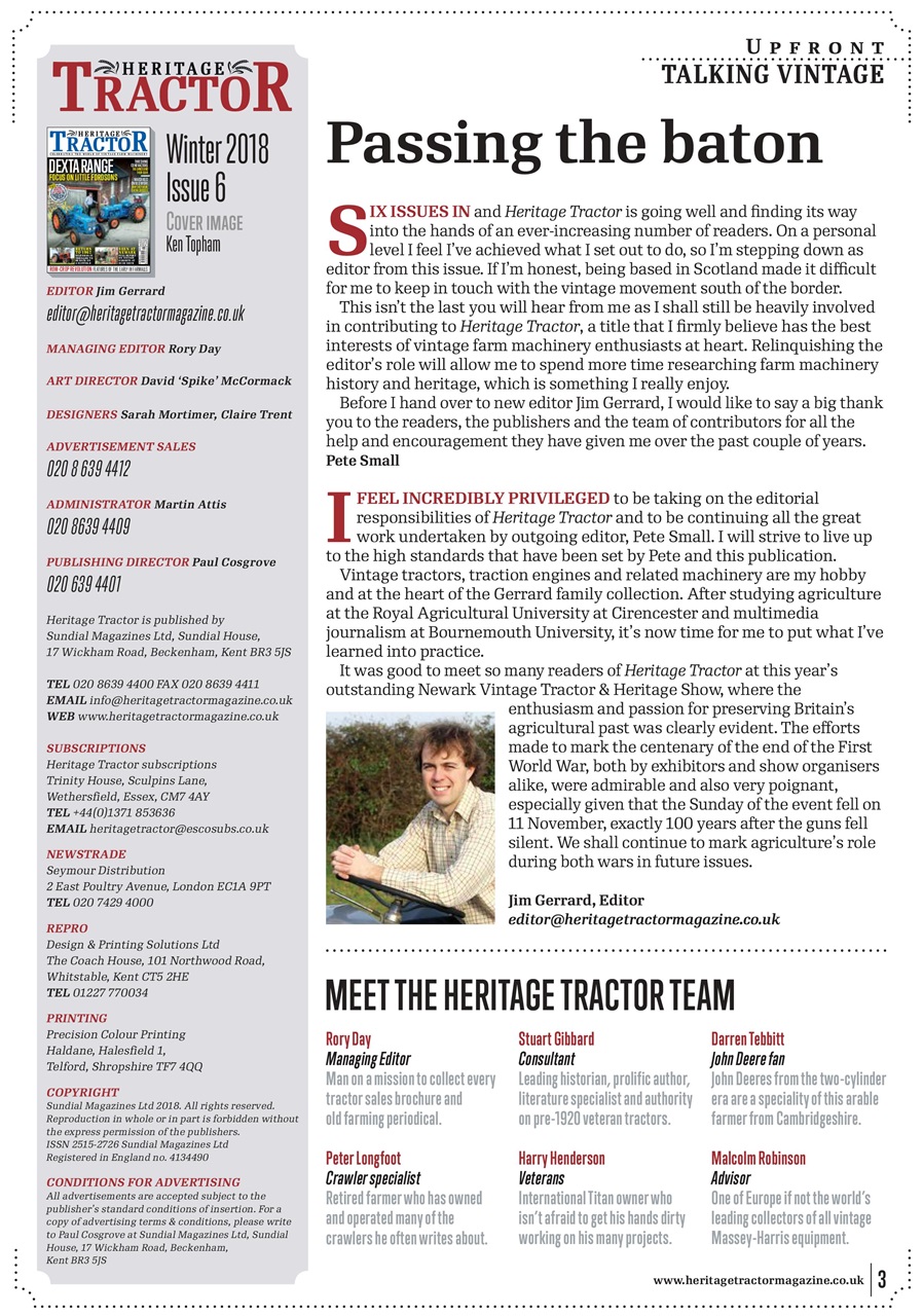 Classic Tractor Preview Pages