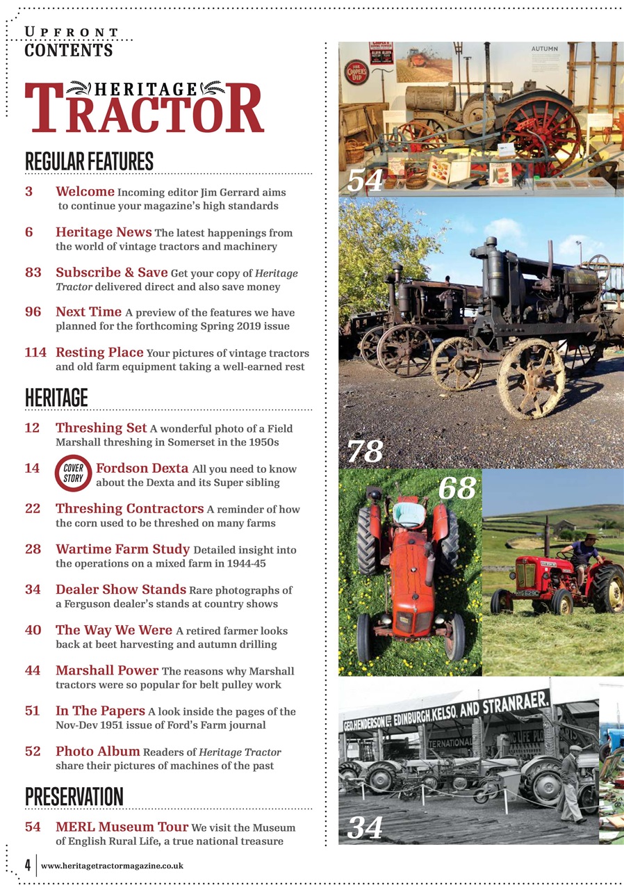 Classic Tractor Preview Pages