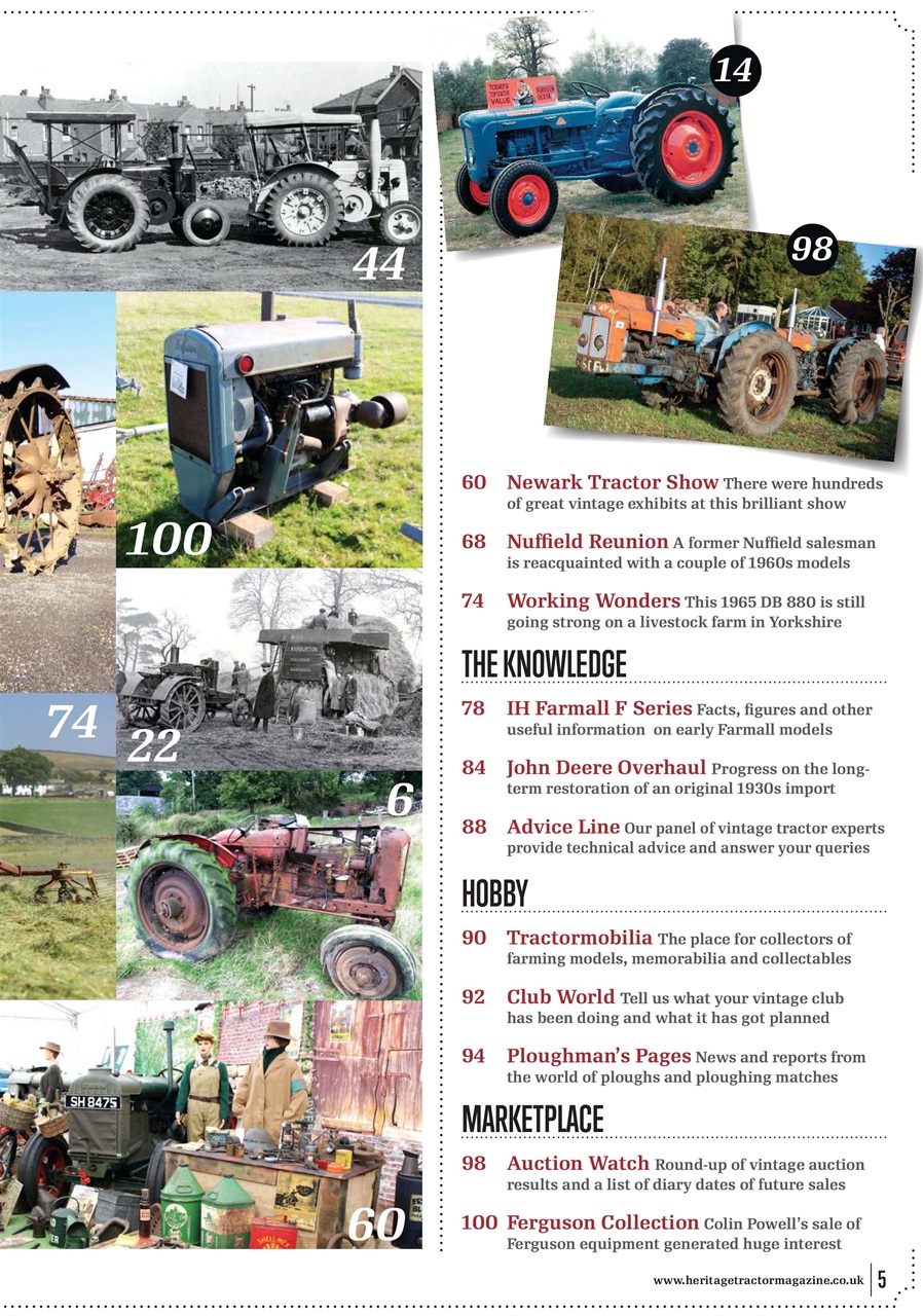 Classic Tractor Preview Pages