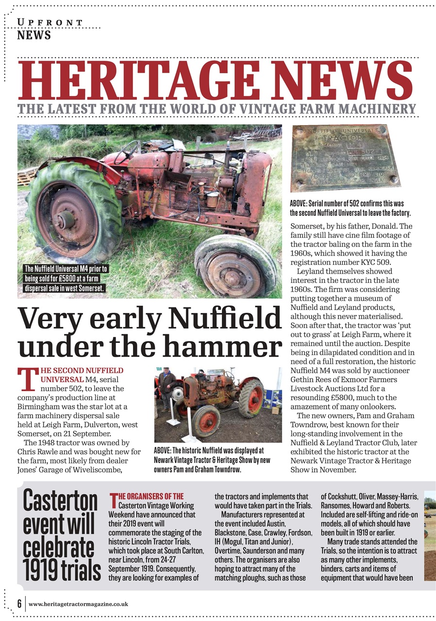 Classic Tractor Preview Pages