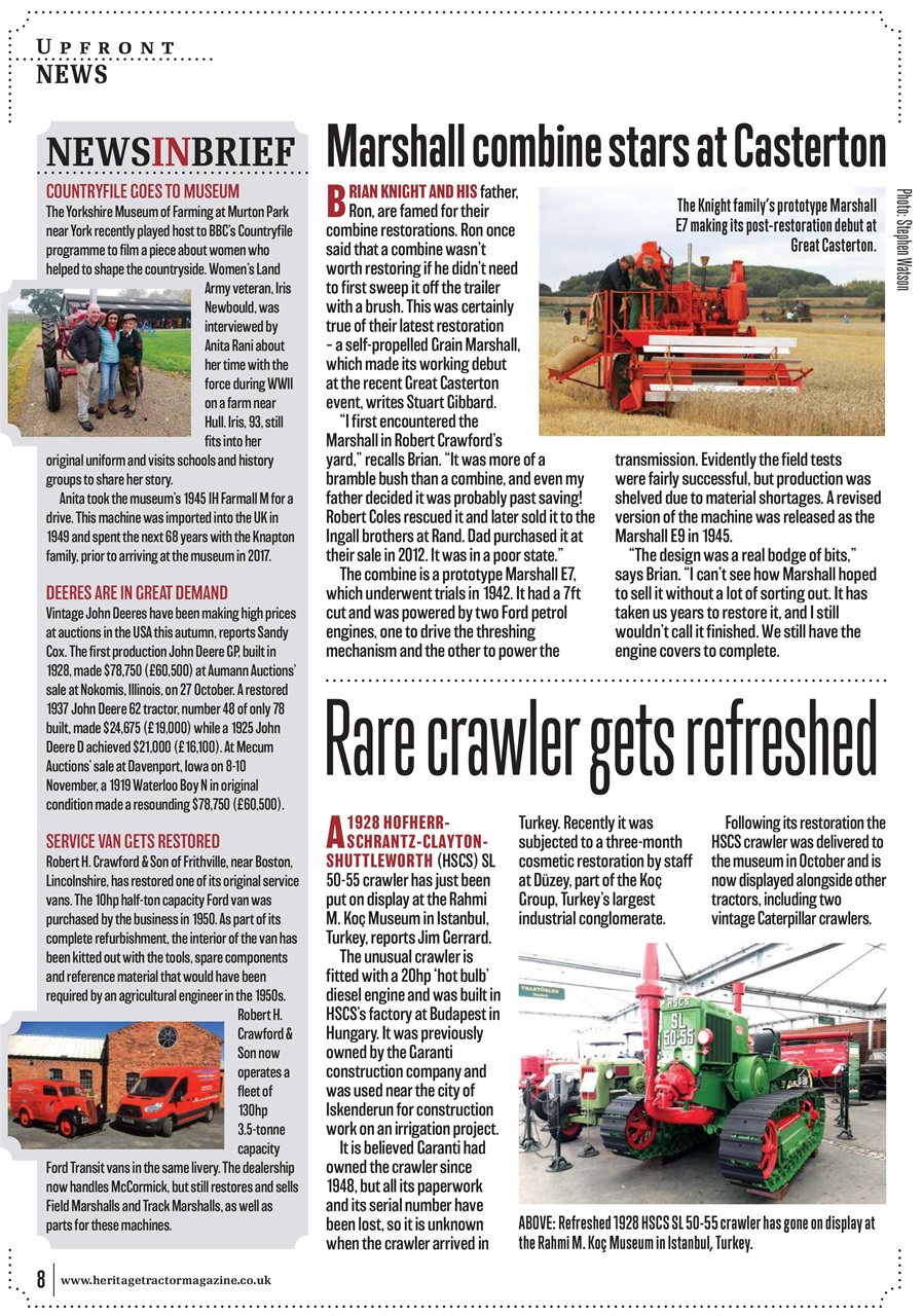 Classic Tractor Preview Pages