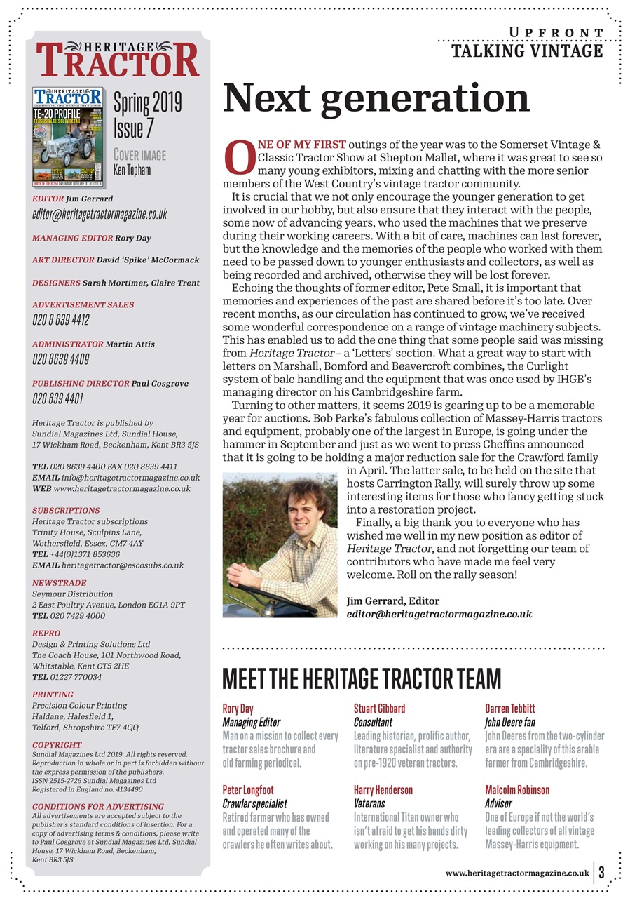 Classic Tractor Preview Pages