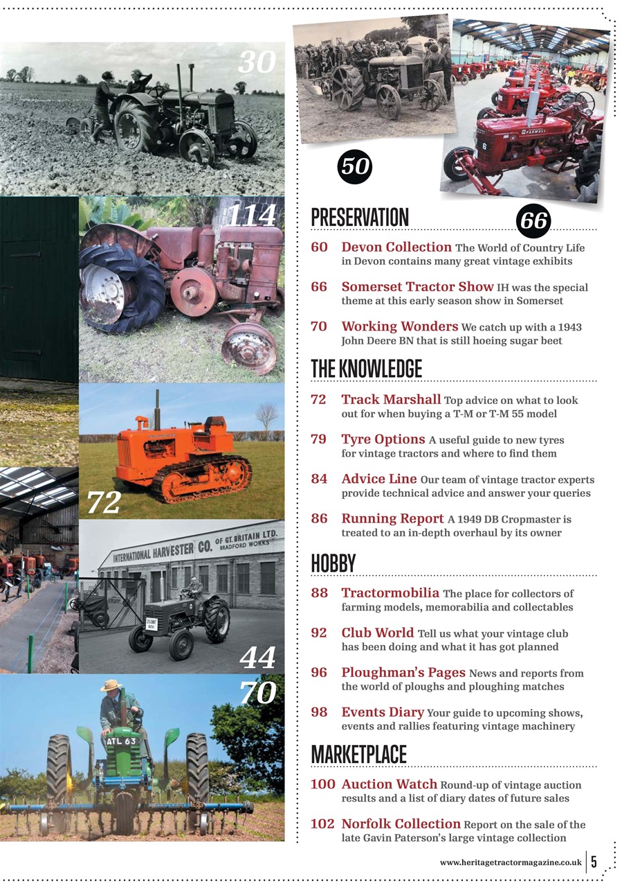 Classic Tractor Preview Pages