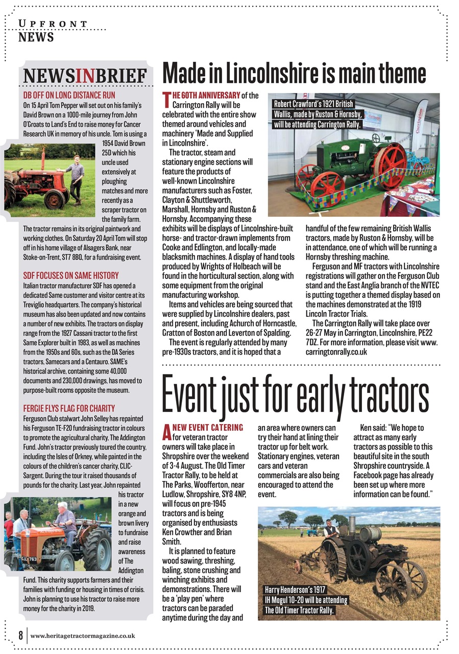 Classic Tractor Preview Pages