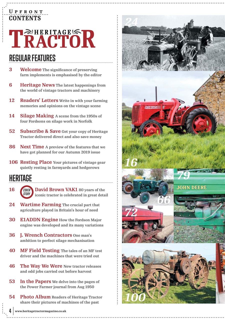 Classic Tractor Preview Pages