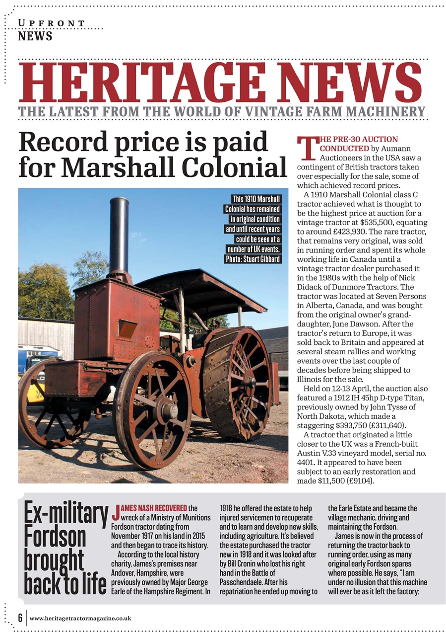 Classic Tractor Preview Pages