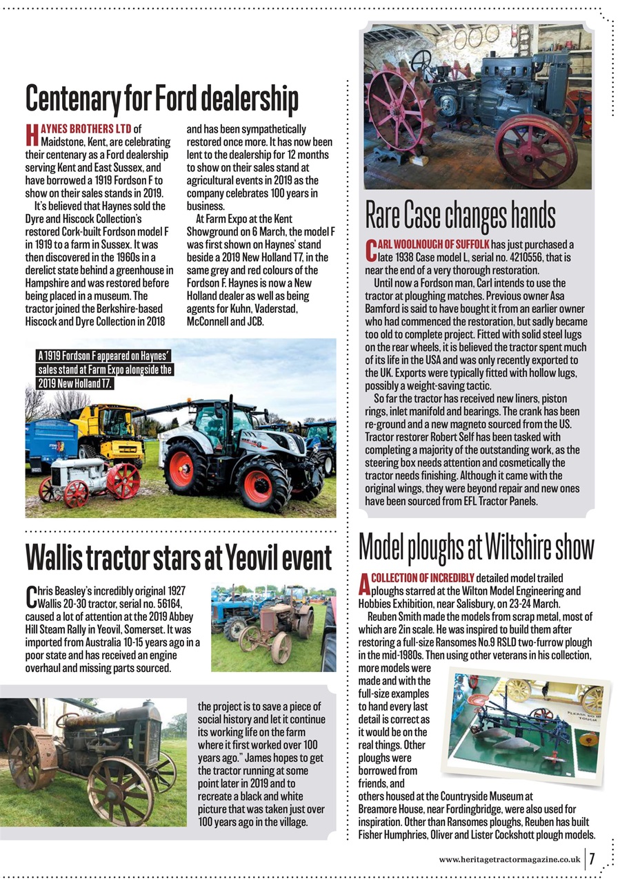 Classic Tractor Preview Pages