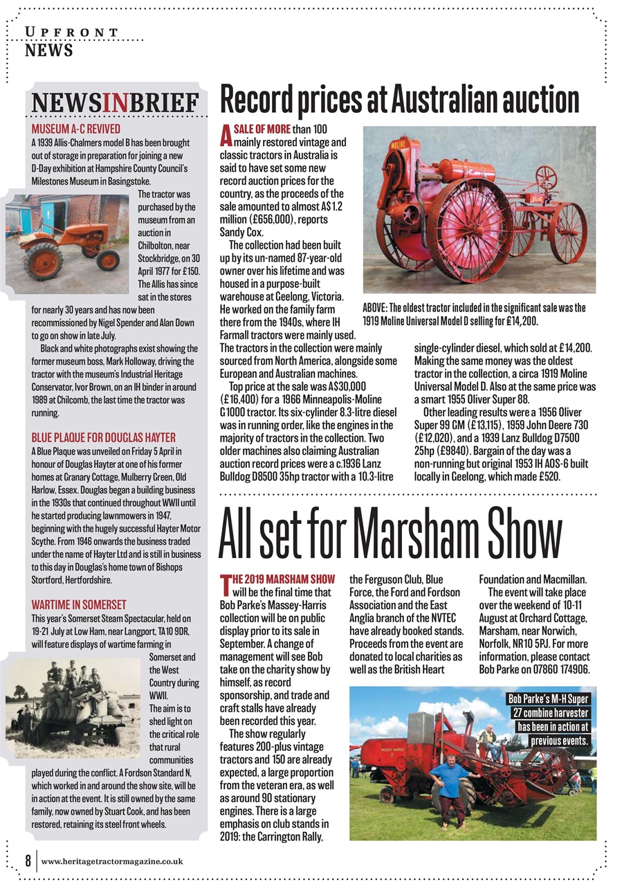 Classic Tractor Preview Pages