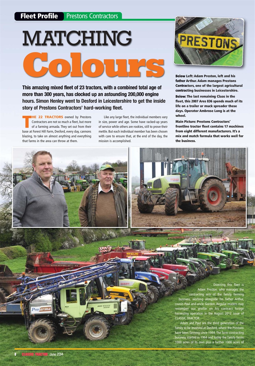 Classic Tractor Preview Pages