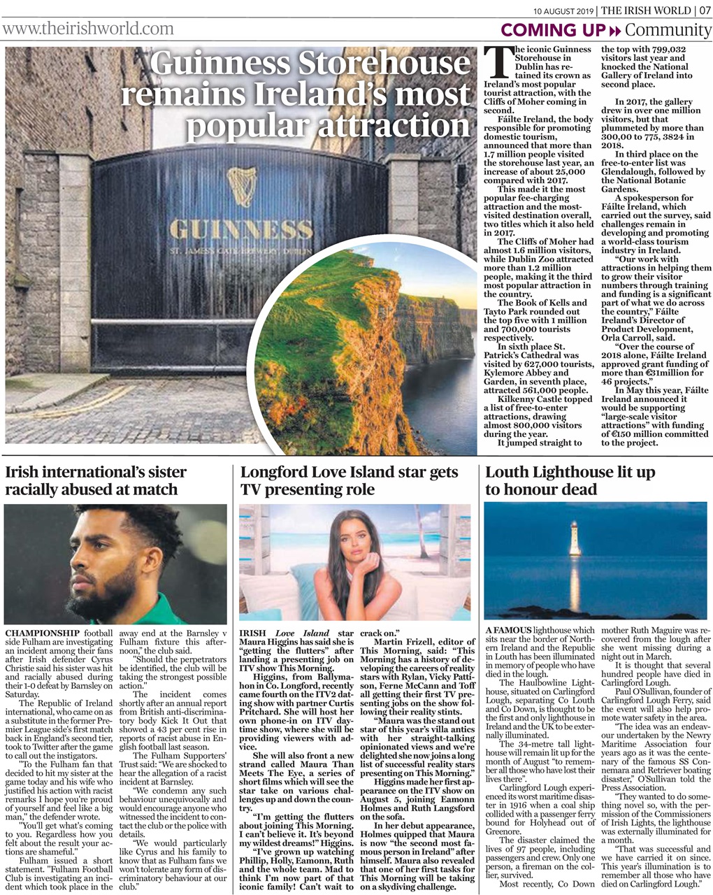 Irish World Preview Pages