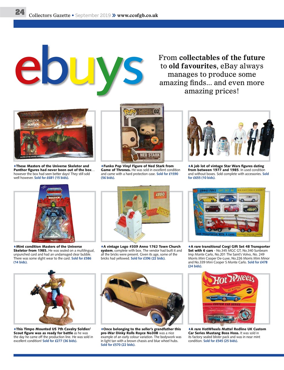Collectors Gazette Preview Pages