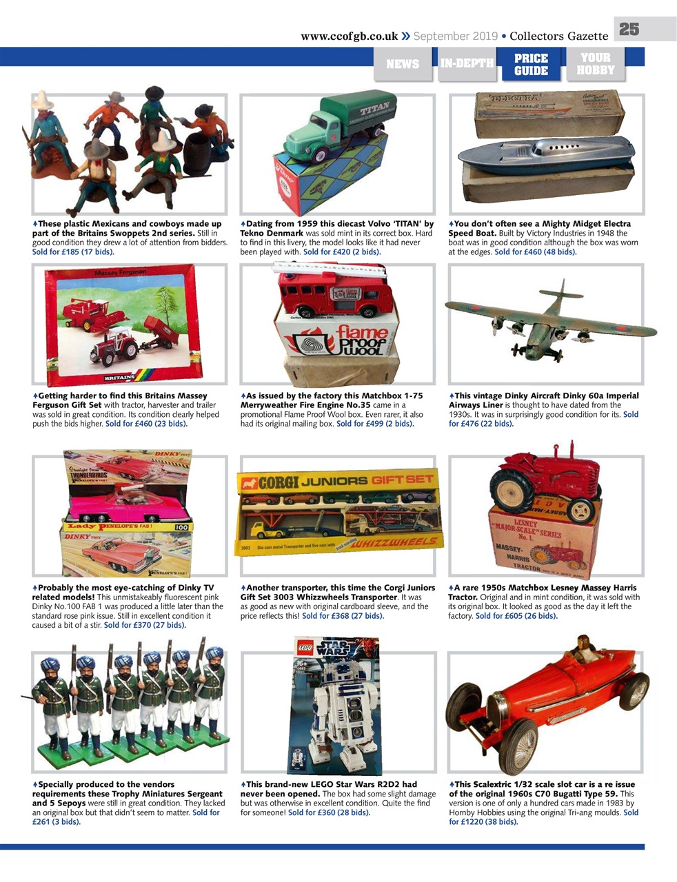 Collectors Gazette Preview Pages