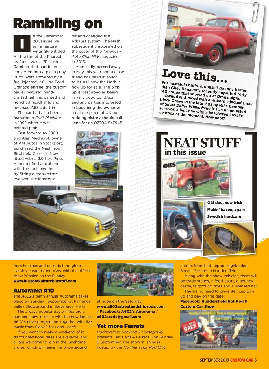 Custom Car Preview Pages