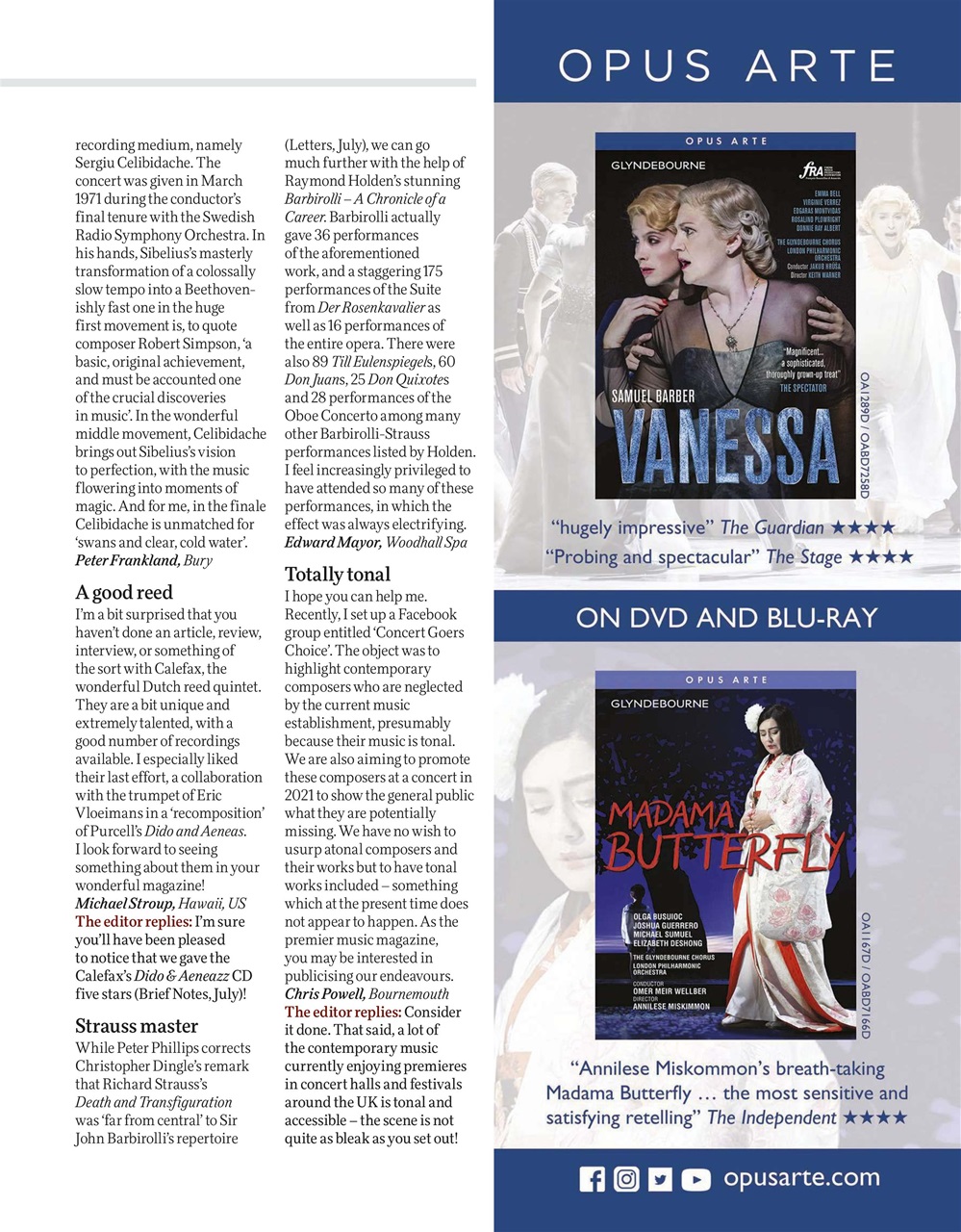 BBC Music Magazine Preview Pages