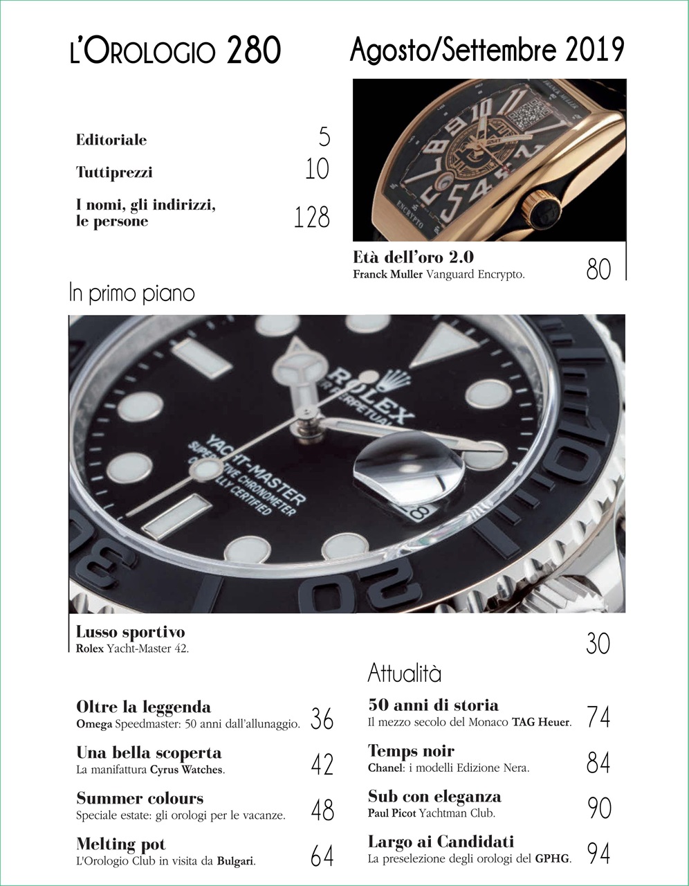 L'Orologio Preview Pages