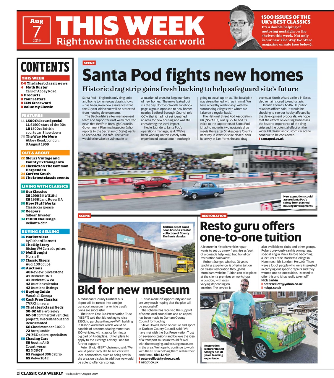 Classic Car Weekly Preview Pages