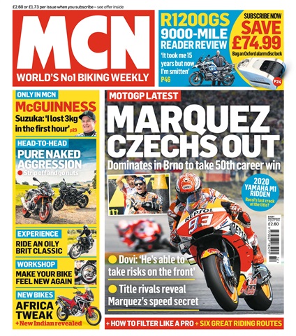 MCN issue 7th August 2019