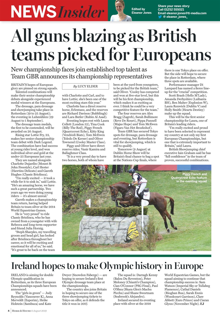 Horse & Hound Preview Pages