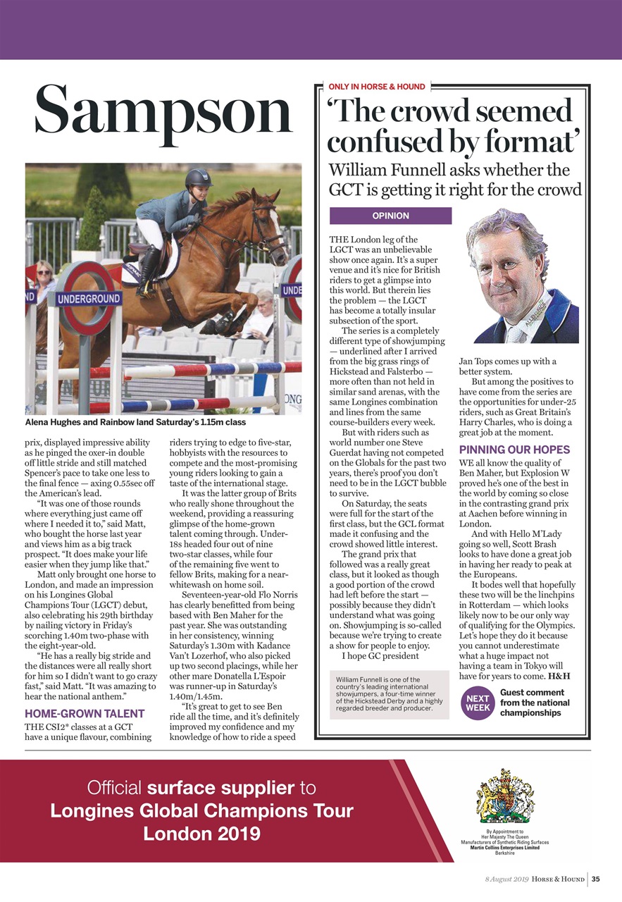 Horse & Hound Preview Pages