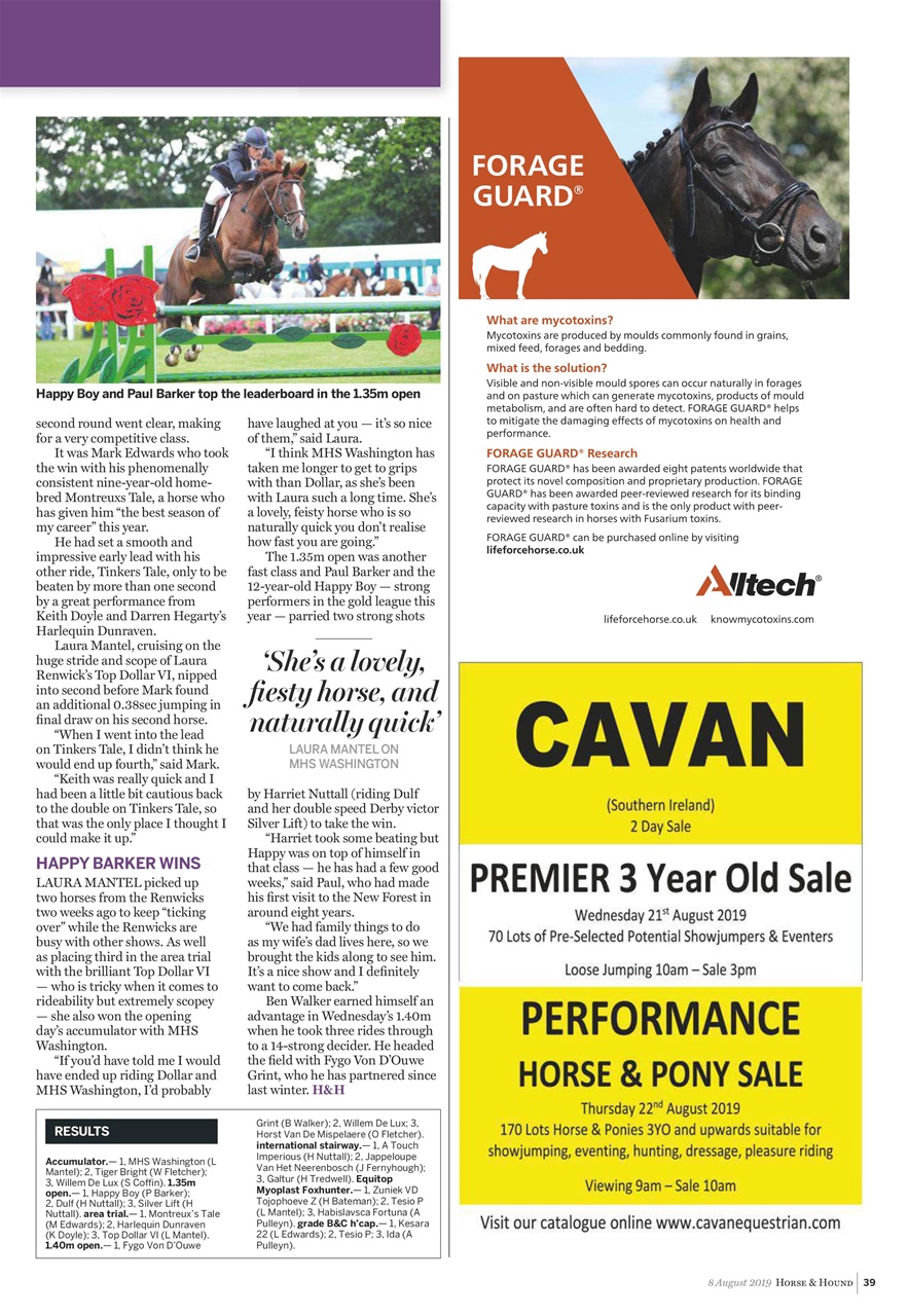 Horse & Hound Preview Pages