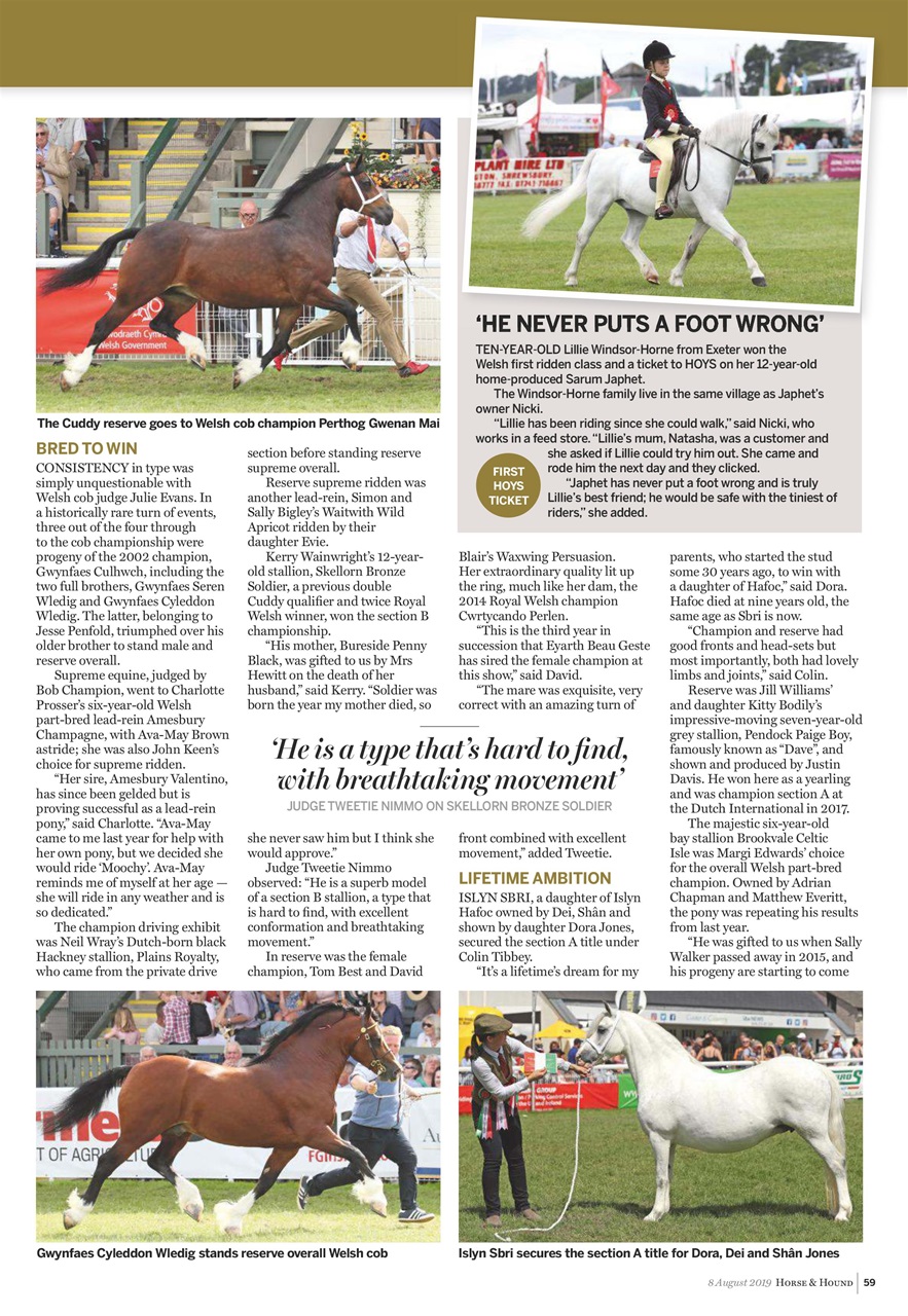Horse & Hound Preview Pages