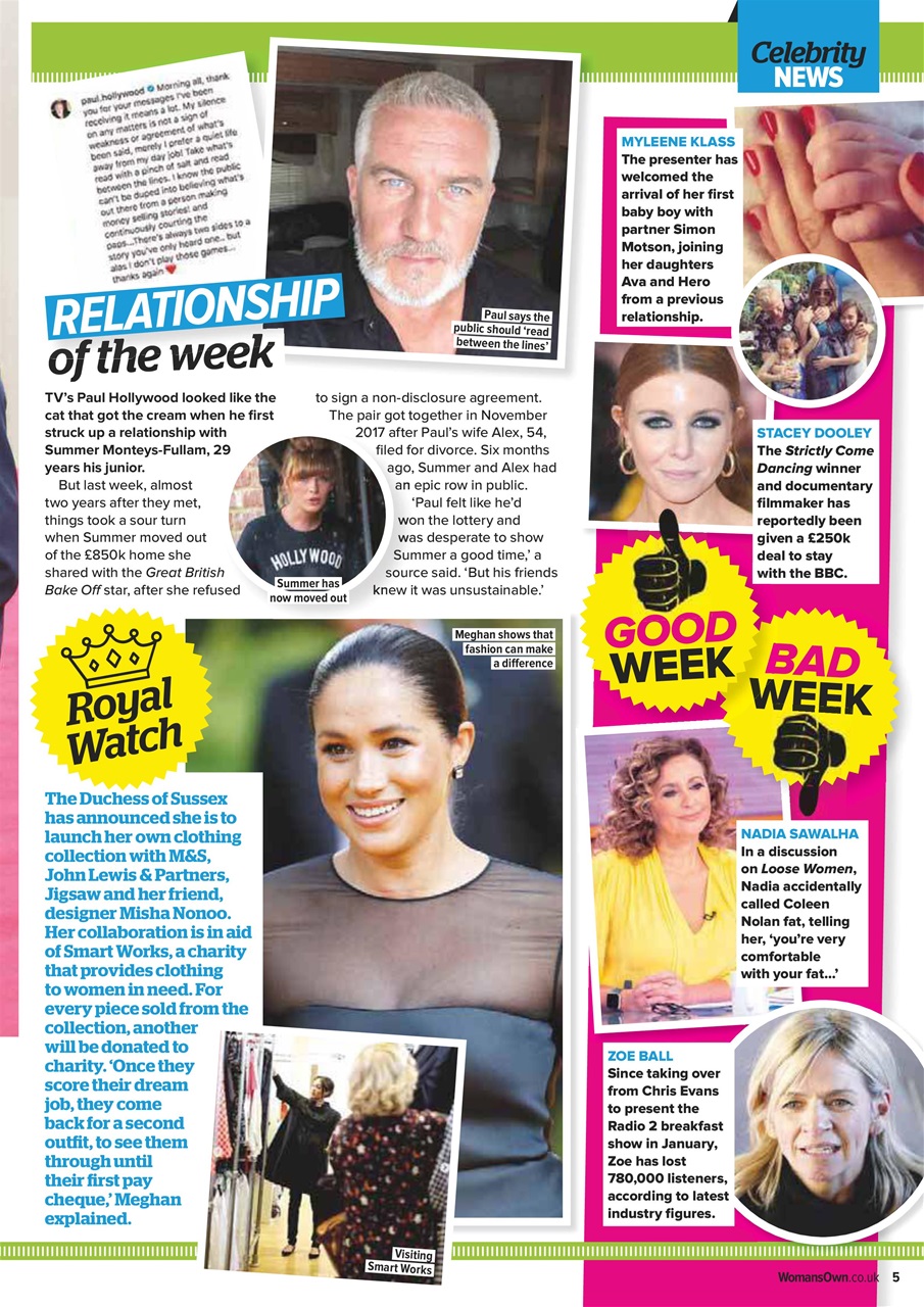 Woman's Own Preview Pages