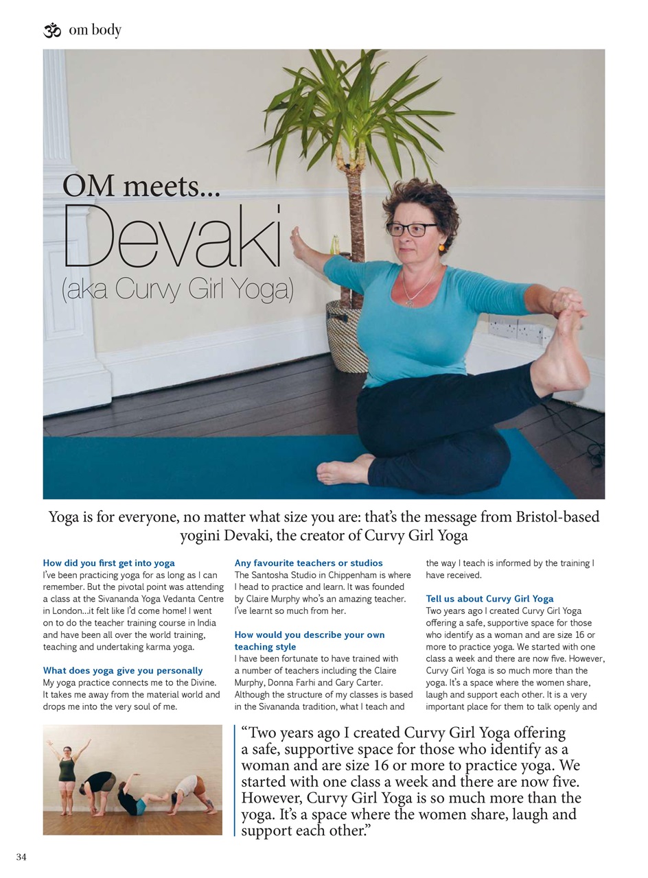 OM Yoga Magazine Preview Pages