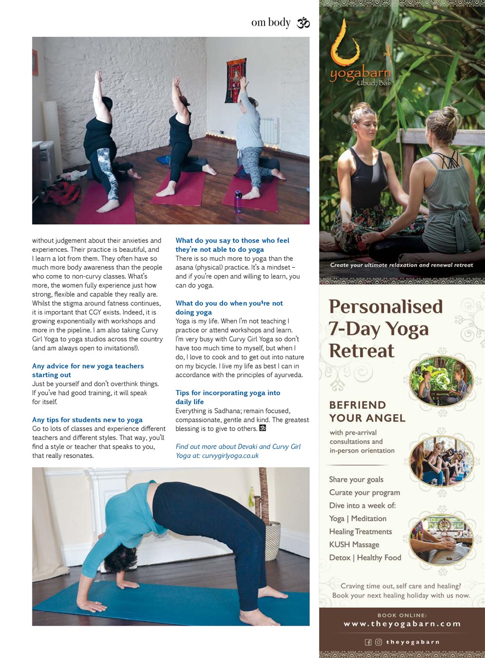OM Yoga Magazine Preview Pages