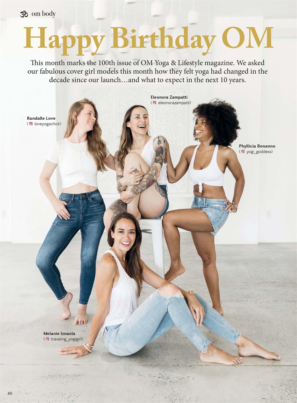 OM Yoga Magazine Preview Pages
