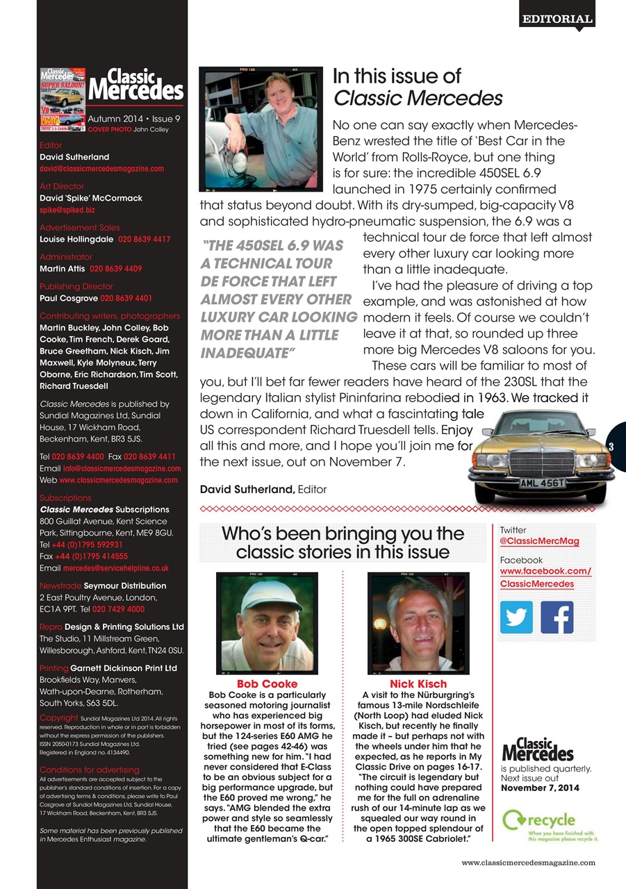 Mercedes Enthusiast Preview Pages