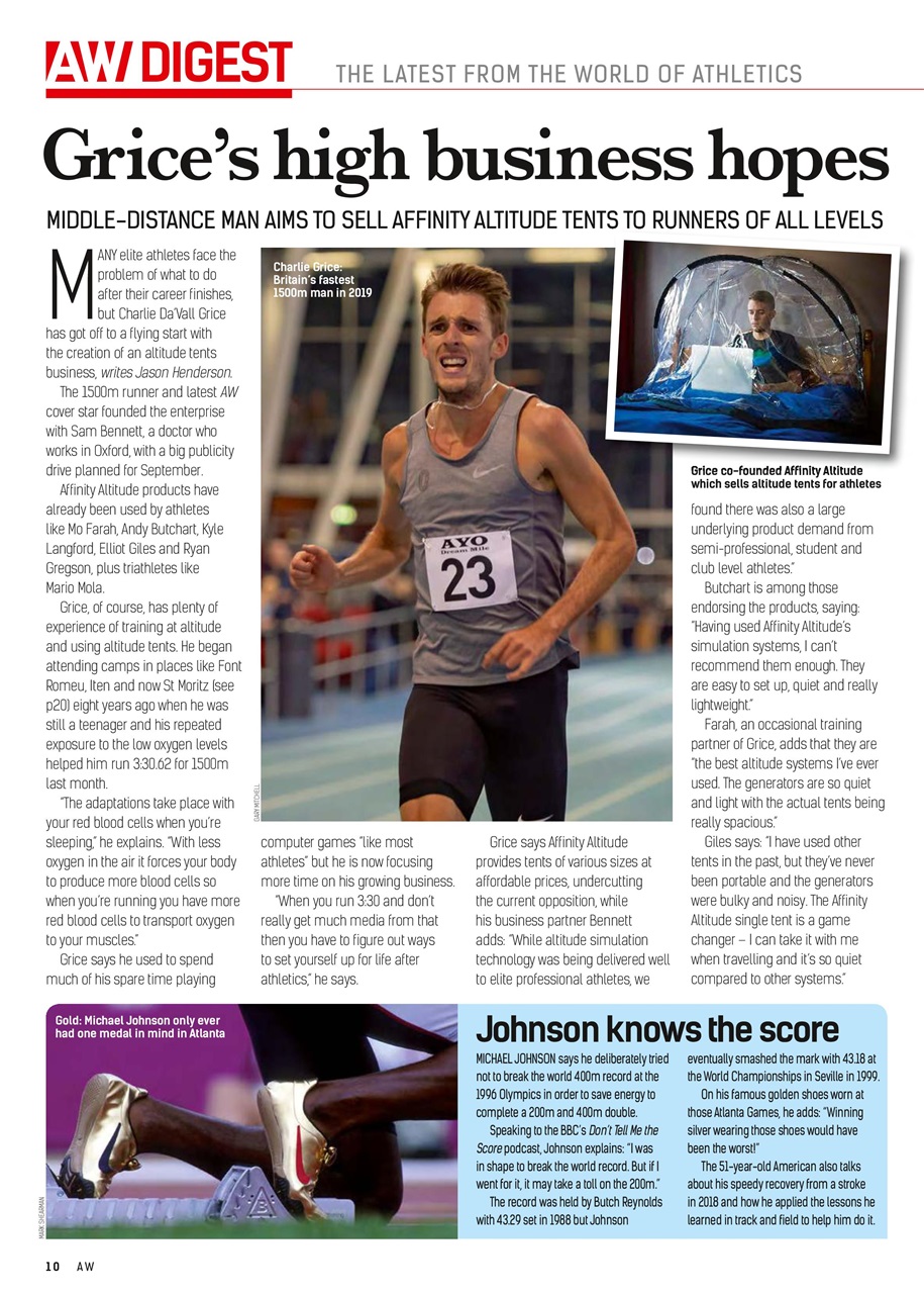 AW – Athletics Weekly Magazine Preview Pages