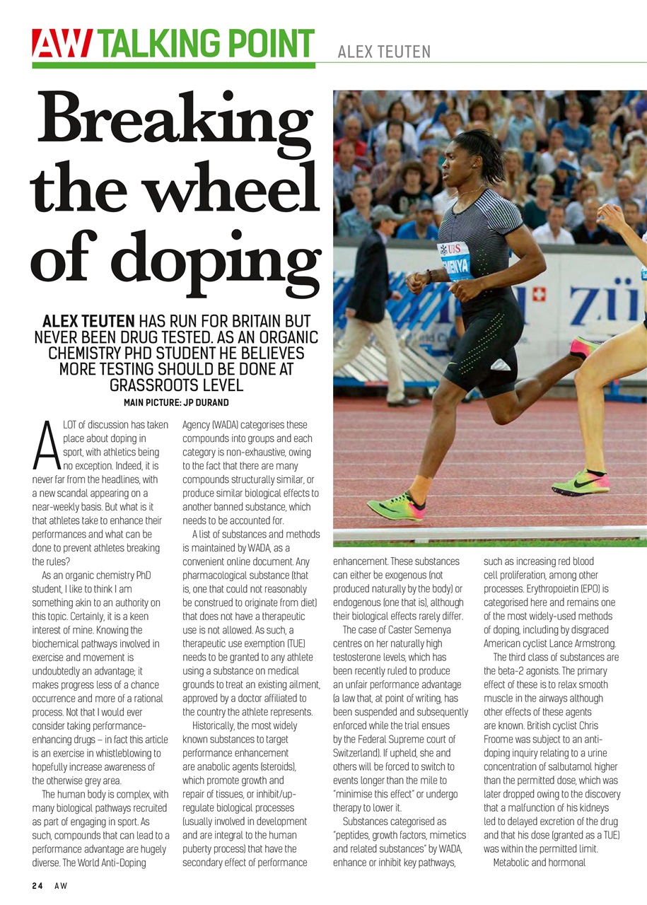 AW – Athletics Weekly Magazine Preview Pages