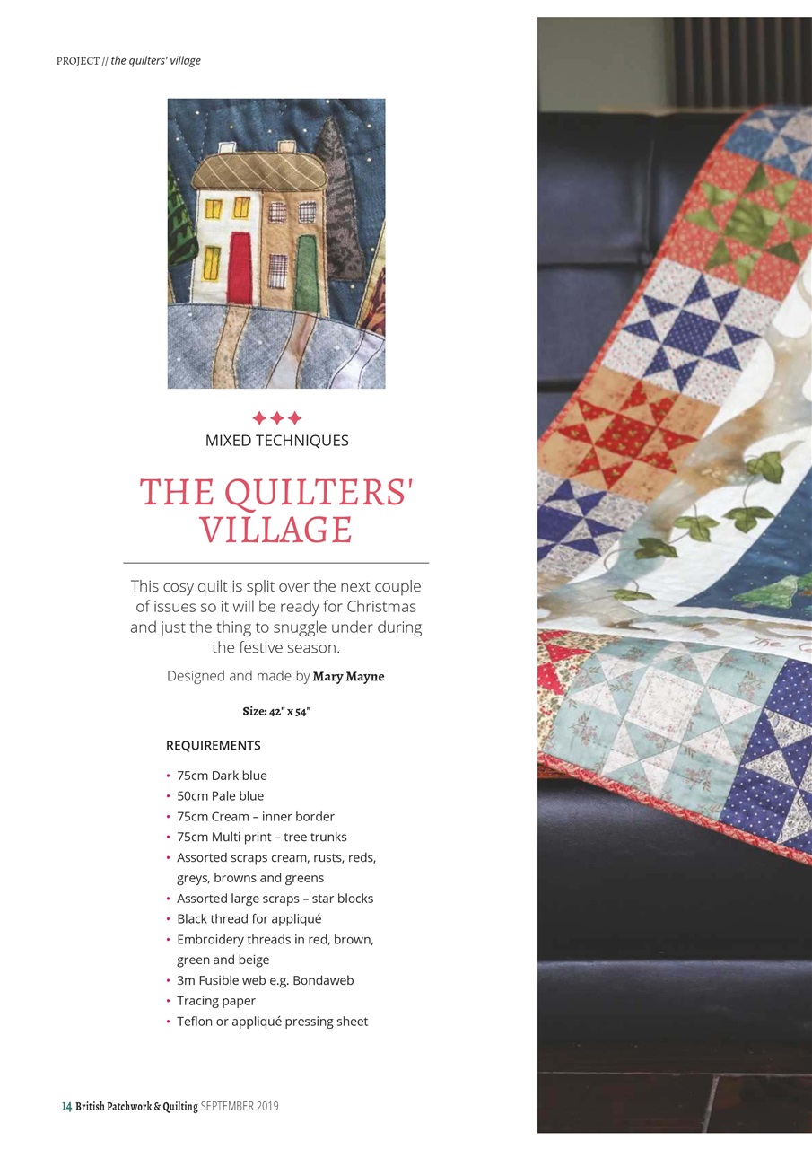 Patchwork and Quilting Preview Pages